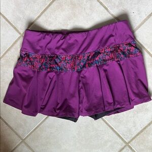 SkirtSports Purple Skorts with Pleated Design and Pockets!